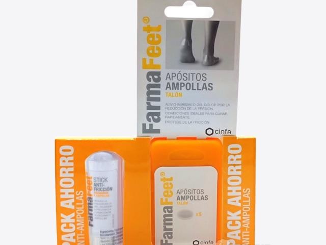 Farmafeet pack apósitos y stcik anti-fricción