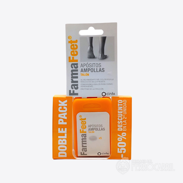 Farmafeet apósitos ampollas talón 10 unidades en total