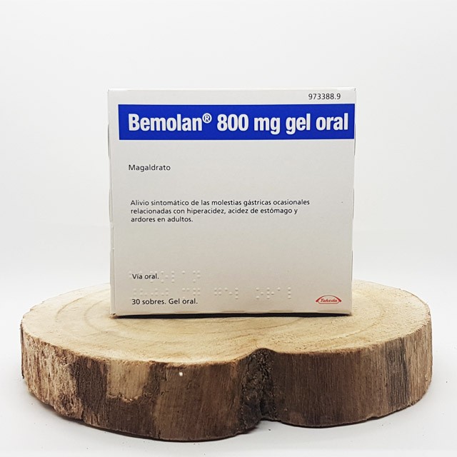 Bemolan 800 mg gel oral 30 sobres