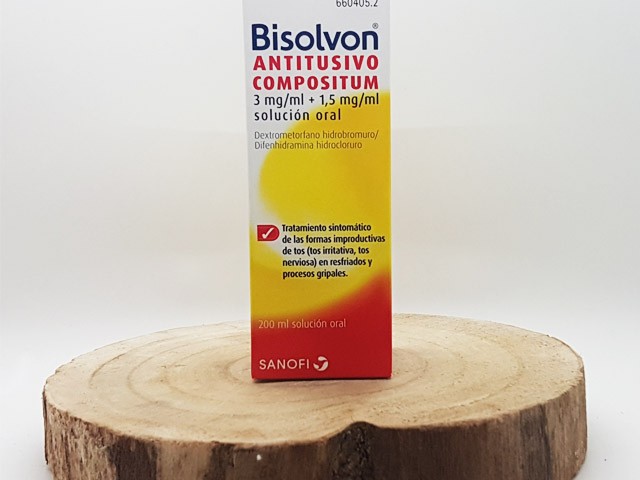 Bisolvon Antitusivo Compositum 3 mg / ml + 1,5 mg / ml solución oral