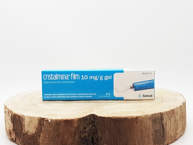 Cristalmina film 10mg/ml gel tópico 30 gr