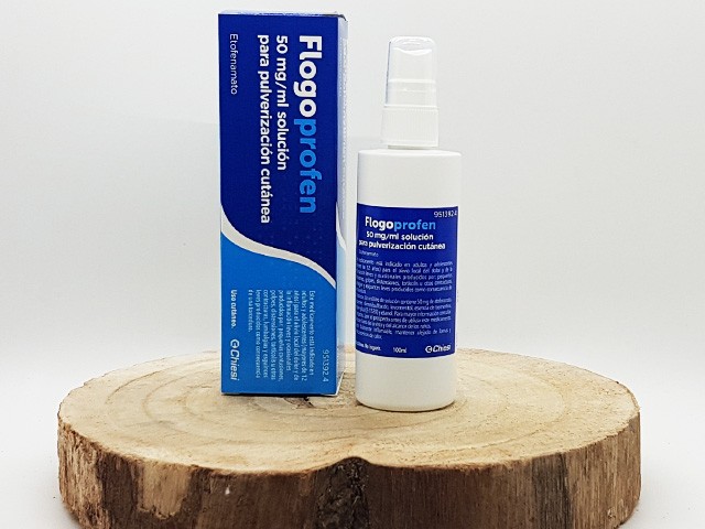 Flogoprofen 50 mg/ml solución para pulverización cutánea 100 ml
