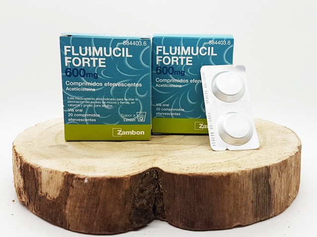 Fluimucil forte 600mg 20 comprimidos efervescentes