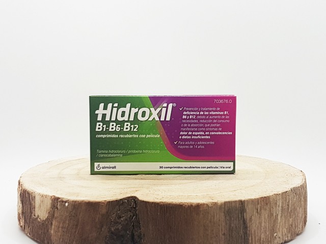 Hidroxil B1-B6-B12 30 comprimidos recubiertos