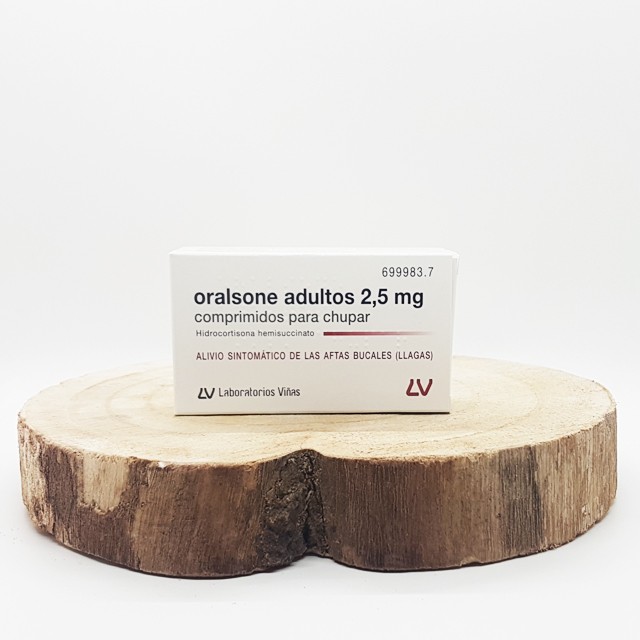 Oralsone adultos 2,5 mg 12 comprimidos para chupar