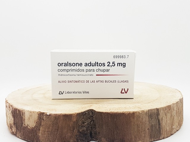 Oralsone adultos 2,5 mg 12 comprimidos para chupar