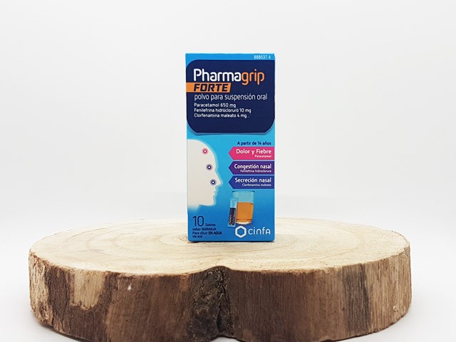 Pharmagrip forte polvo para solución oral 10 sobres