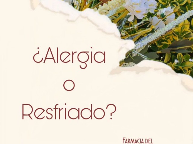 ¿Sabes la diferencia entre alergia y resfriado?
