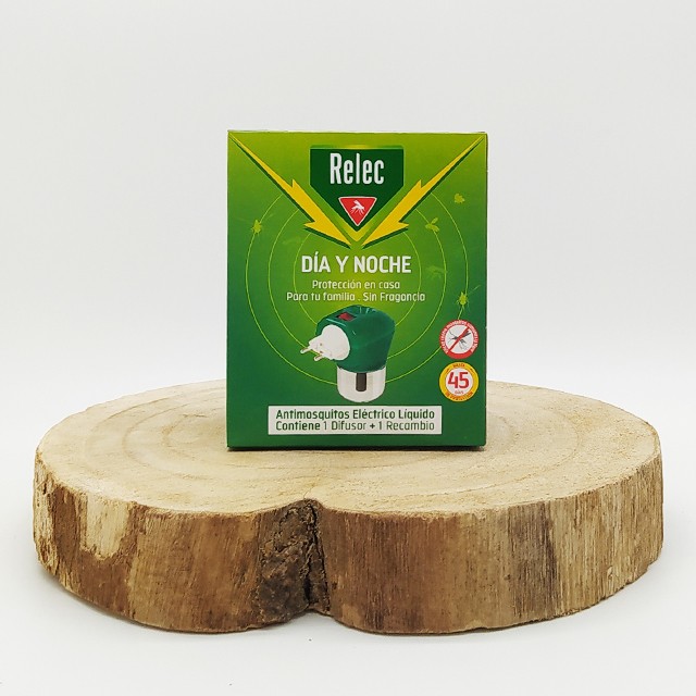 Relec antimosquitos eléctrico líquido día y noche