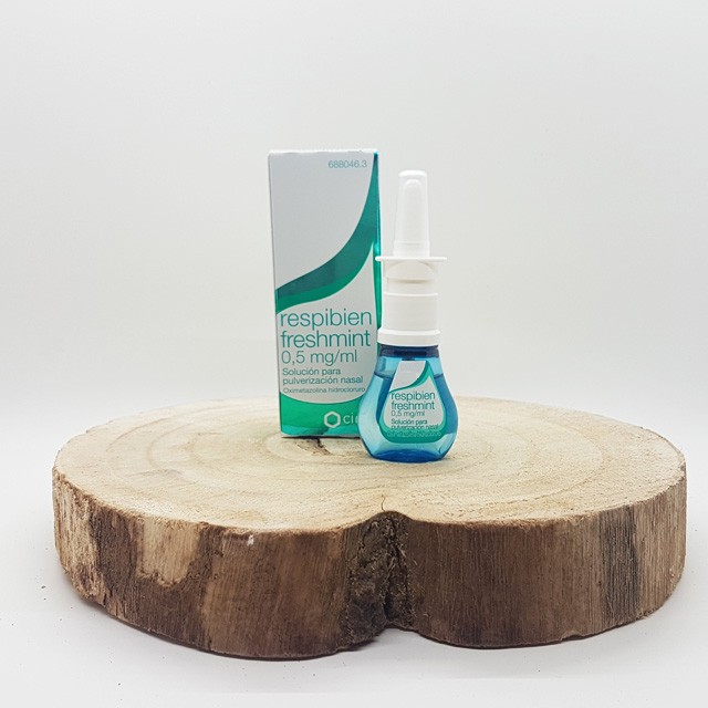 Respibien freshmint 0,5 mg/ml solución para pulverización nasal