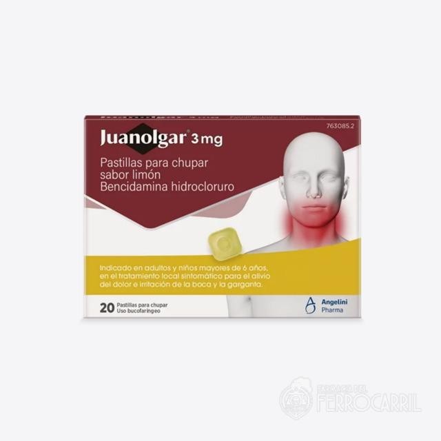 Juanolgar 3 mg 20 pastillas para chupar