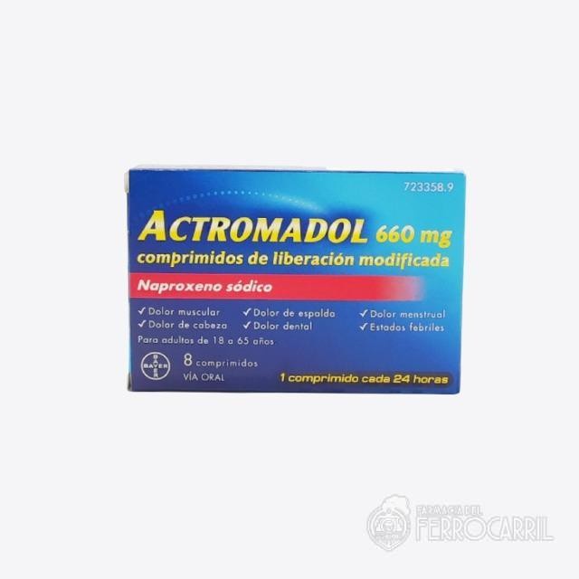 Actromadol 660 mg 8 comprimidos