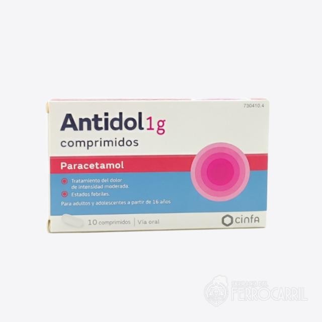 Antidol 1g 10 comprimidos