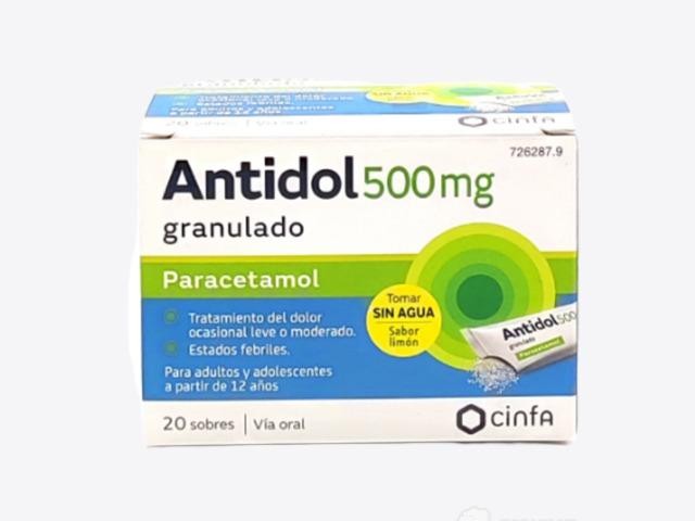 Antidol 500mg granulado 20 sobres sin agua