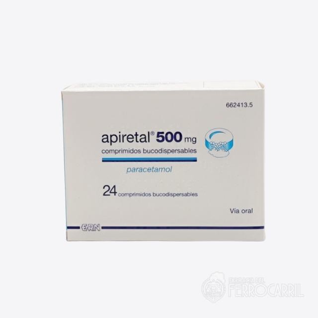 Apiretal 500 mg 24 comprimidos bucodispersables
