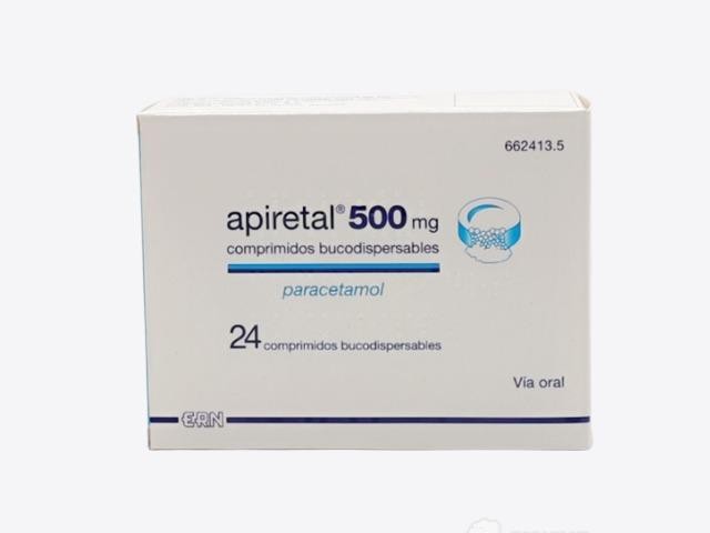 Apiretal 500 mg 24 comprimidos bucodispersables