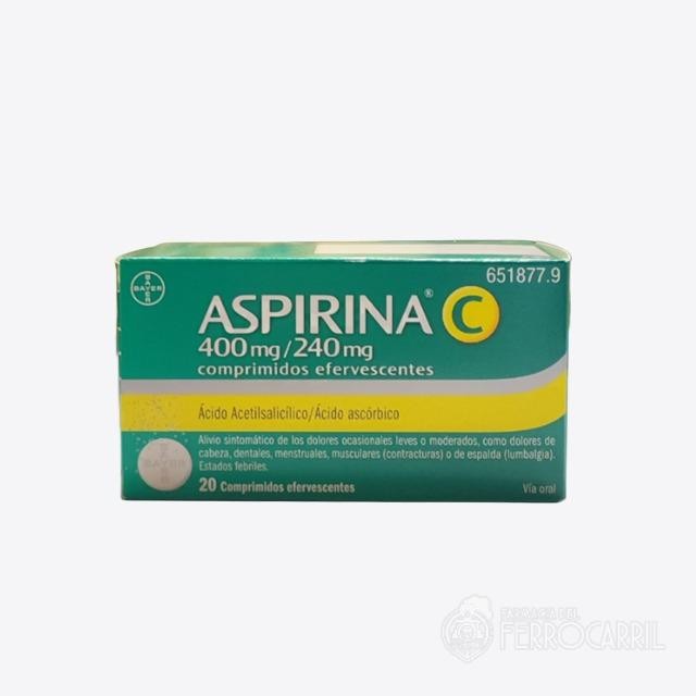 Aspirina C 400mg/240 mg comprimidos efervescentes