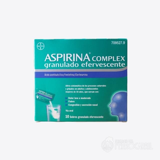 Aspirina Complex granulado efervescente 10 sobres