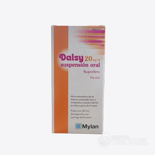 Dalsy 20 mg/ml suspensión oral 150 ml