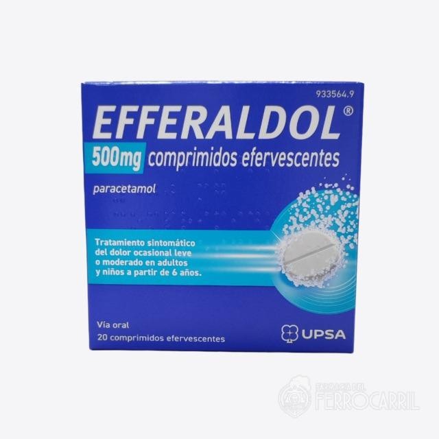 Efferaldol 500 mg 20 comprimidos efervescentes