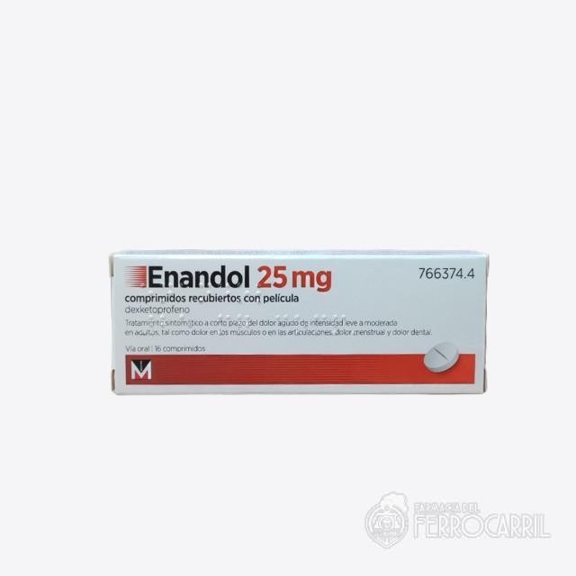Enandol 25 mg 16 comprimidos