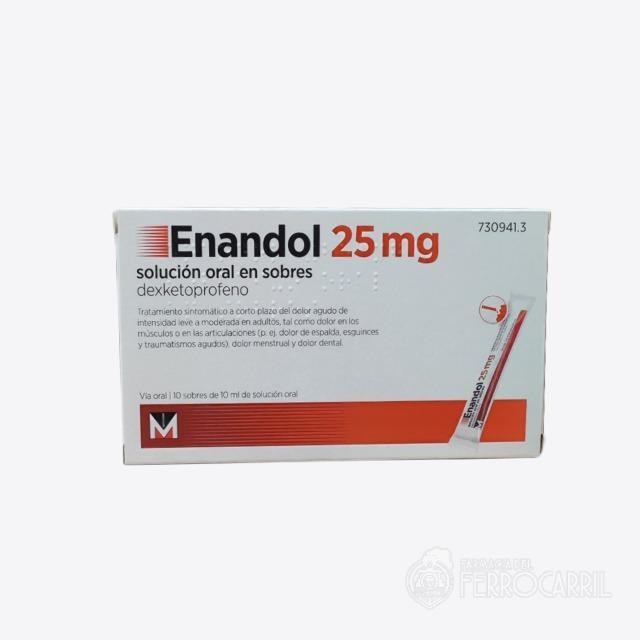 Enandol 25 mg sobres