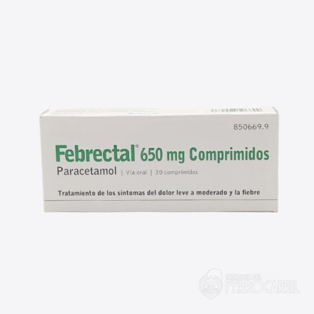 Febrectal 650 mg 20 comprimidos