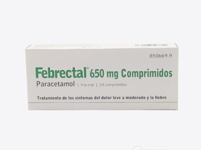 Febrectal 650 mg 20 comprimidos