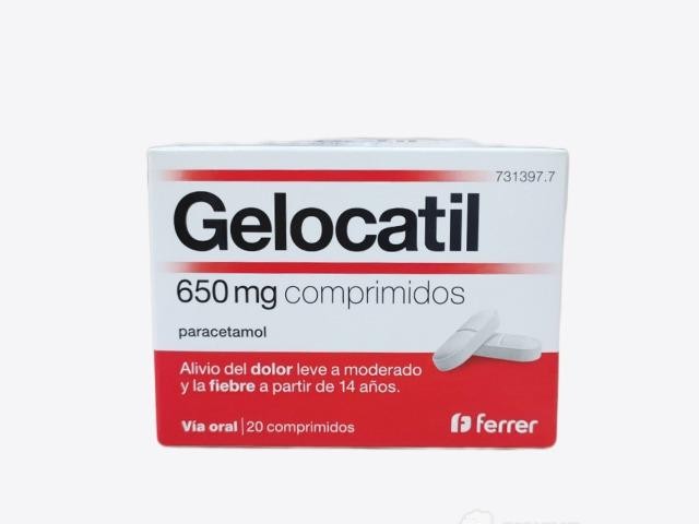 Gelocatil 650 mg 20 comprimidos
