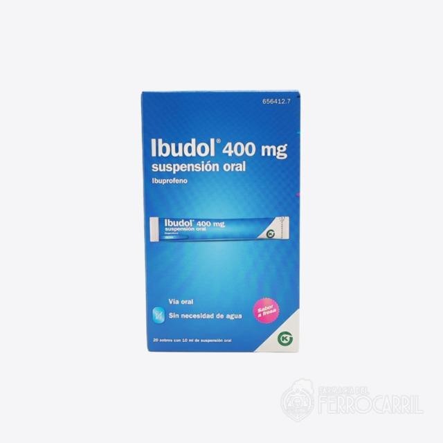 Ibudol 400 mg suspension oral 20 sobres 10 ml