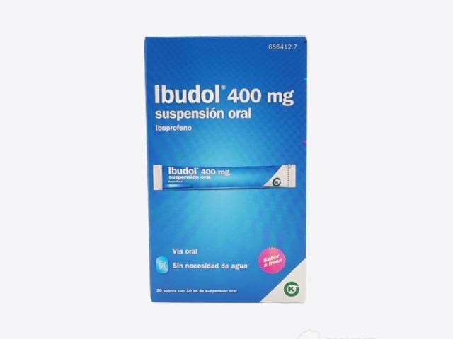 Ibudol 400 mg suspension oral 20 sobres 10 ml