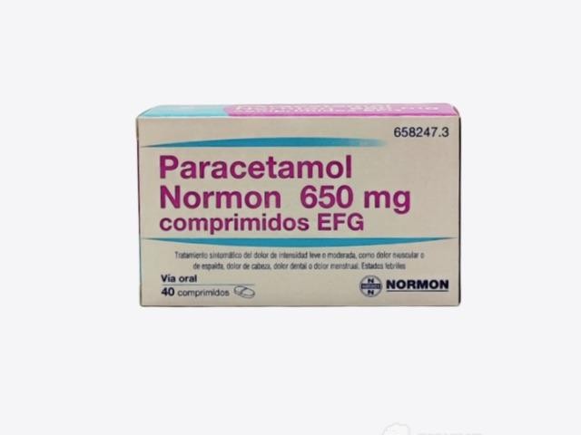 Paracetamol Normon 650 mg 40 comprimidos