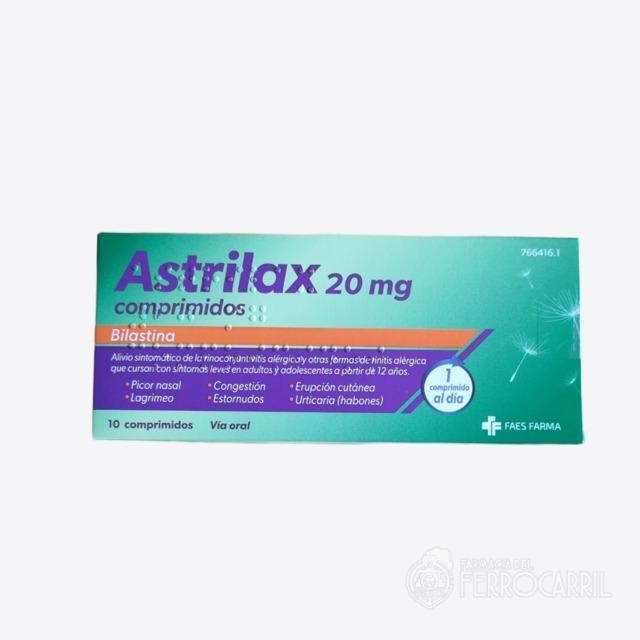 Astrilax 20 mg comprimidos