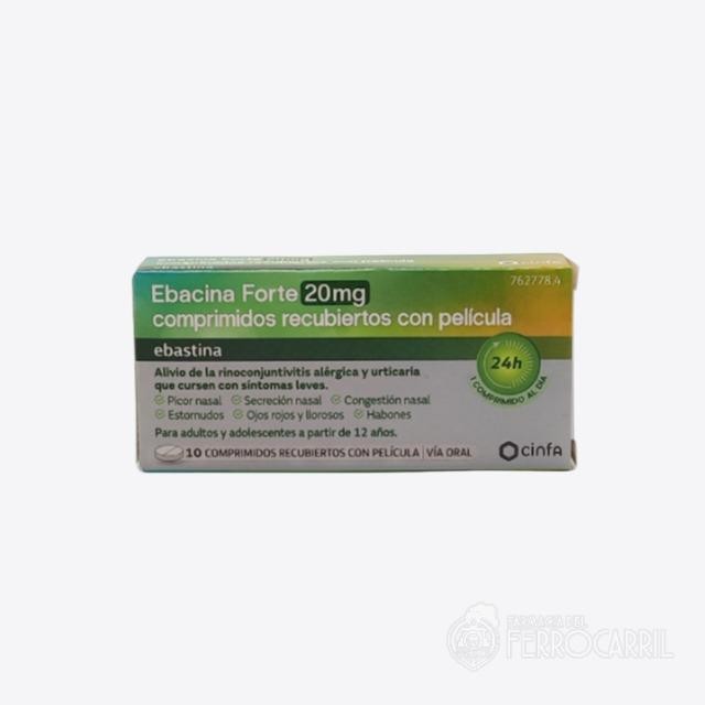 Ebacina Forte 20 mg 10 comprimidos