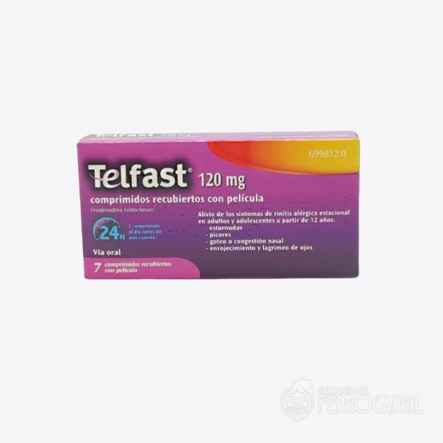 Telfast 120 mg 7 comprimidos