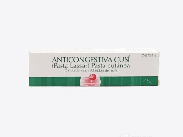 Anticongestiva cusí pasta cutánea 45 g