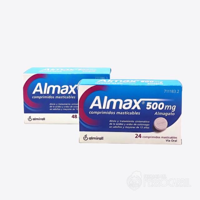 Almax 500 mg comprimidos masticables
