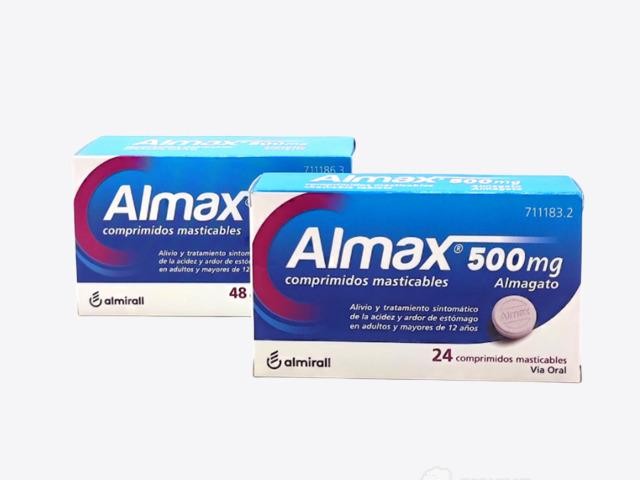 Almax 500 mg comprimidos masticables
