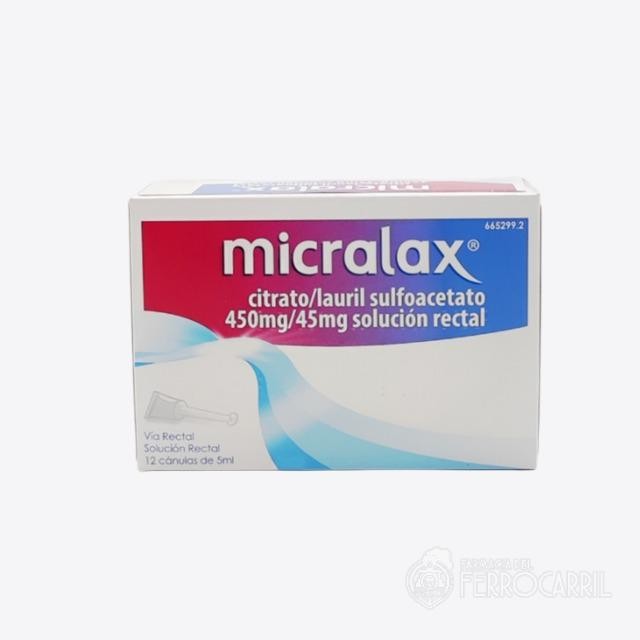 Micralax 5 ml cánulas
