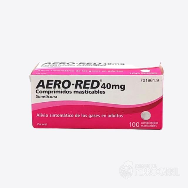 Aero-red 40mg 100 comprimidos masticables