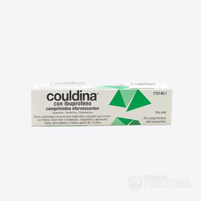 Couldina con ibuprofeno 20 comprimidos efervescentes