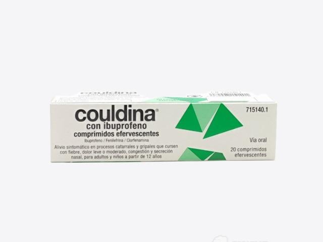 Couldina con ibuprofeno 20 comprimidos efervescentes