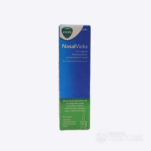 NasalVicks 0.5 mg/ml pulverización nasal 15 ml