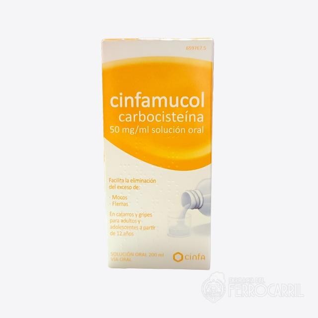 Cinfamucol carbocisteína 50 mg/ml 200 ml