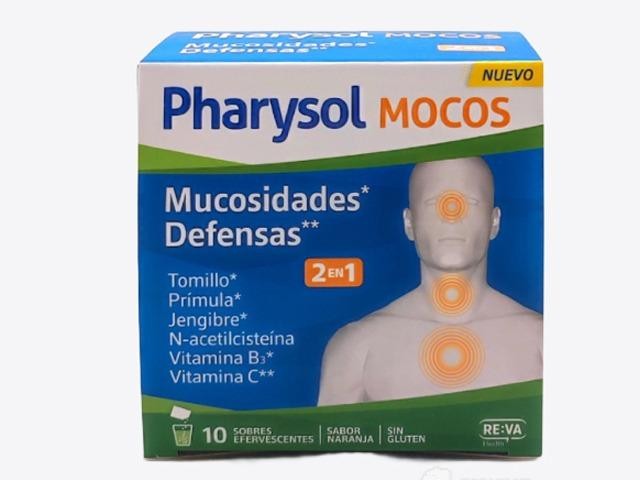 Pharysol Mocos 10 sobres efervescentes