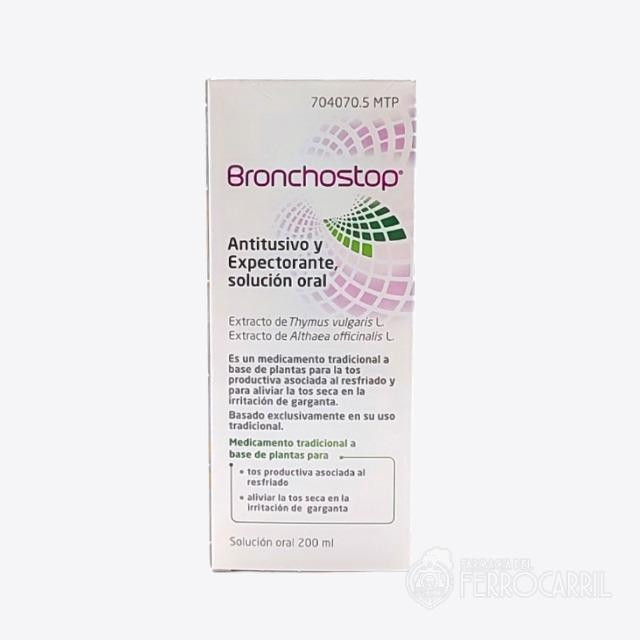 Bronchostop antitusivo y expectorante solución oral 200ml.