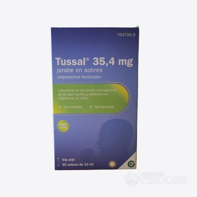Tussal 35,4 mg jarabe en sobres 20 sobres de 10 ml