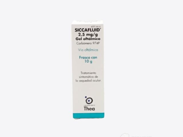 Siccafluid 2,5 mg/g gel oftálmico 10 gr