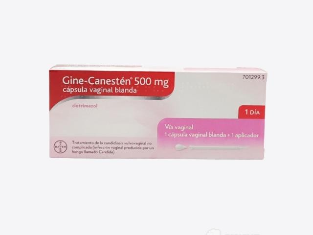 Gine-Canestén 500 mg, 1 Cápsula Vaginal