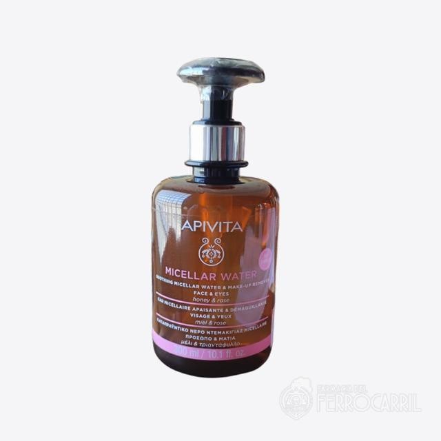 Apivita agua micelar calmante y desmaquillante rostro y ojos 300 ml